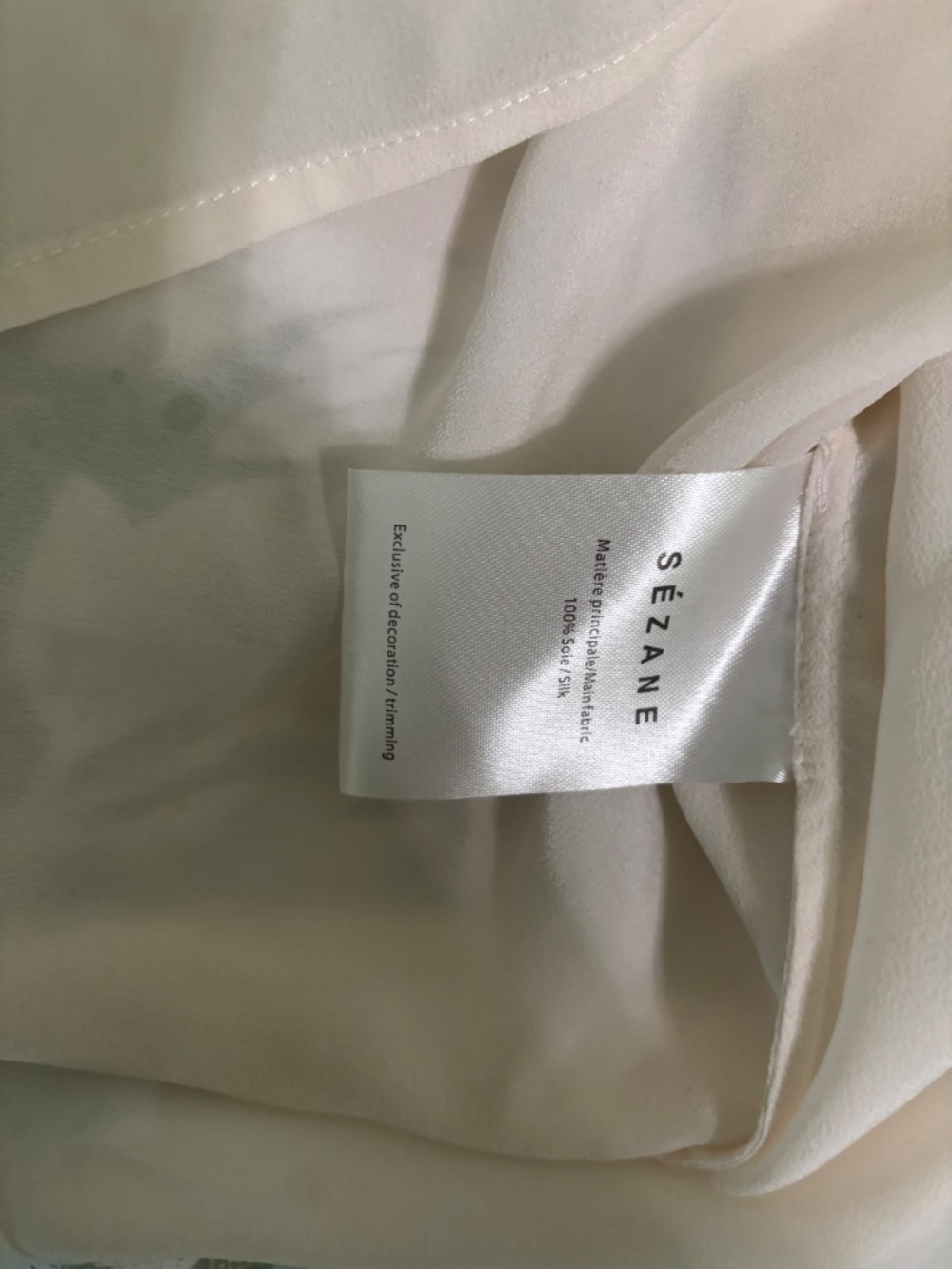 Silk button up - Picture 3 of 3